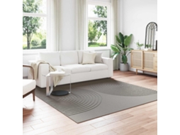 Vidaxl Tapete Interno Galati Cinzento 240 X 240 Cm Poliéster