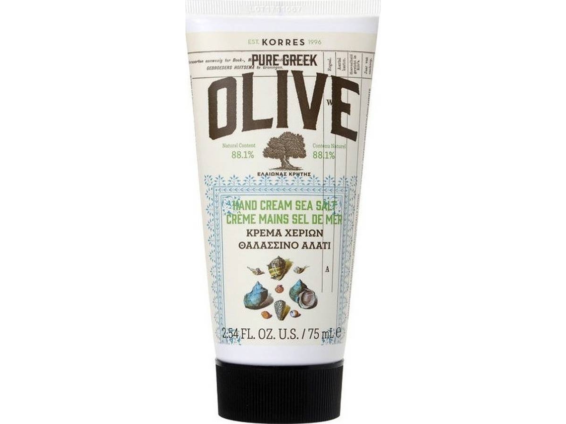 Creme de Mãos OLIVE BY KORRES Olive by Korresde Sal Marinho (75 ml)
