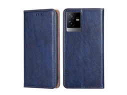Capa De Celular Magnética De Couro Com Acabamento Fosco E Cor Sólida Para Vivo T2x 5g/y73t/iqoo Z6x