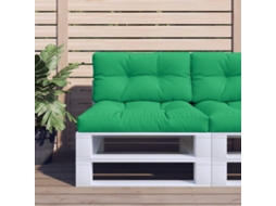 Vidaxl Almofadões Para Móveis De Paletes 2 Pcs Tecido Verde