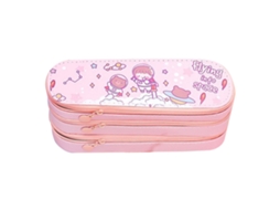 Large capacity Pencil Case LAXISCREED (multi functional, Three layer Design)