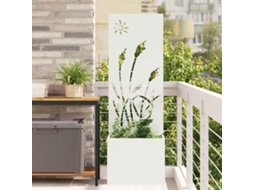Vidaxl Tela De Privacidade Para Jardim Branco 50 X 32 X 150 Cm
