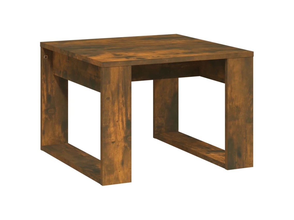Mesa de Apoio Derivados de Madeira Carvalho Fumado MAISON EXCLUSIVE (50x50x35 cm)