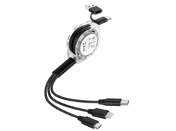 Lurelia Cabo Usb, 3 Em 1, Carregamento Rápido, Tablets