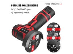 Máquina De Esmeril Angular Mínima 12v 3 Polegadas Para Corte E Polimento