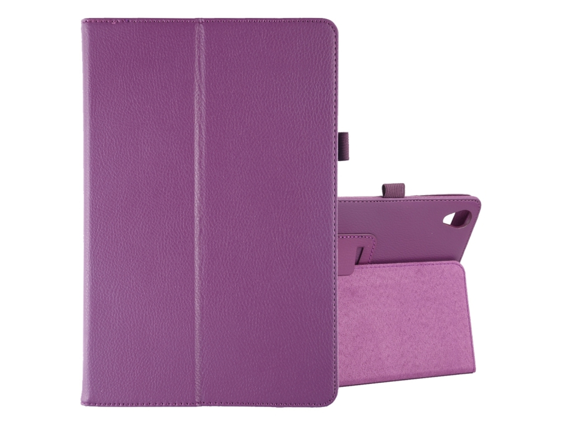 Capa‑flip Horizontal Textura Lichia Halinuia Com Suporte Para Huawei Mediapad M6 10.8