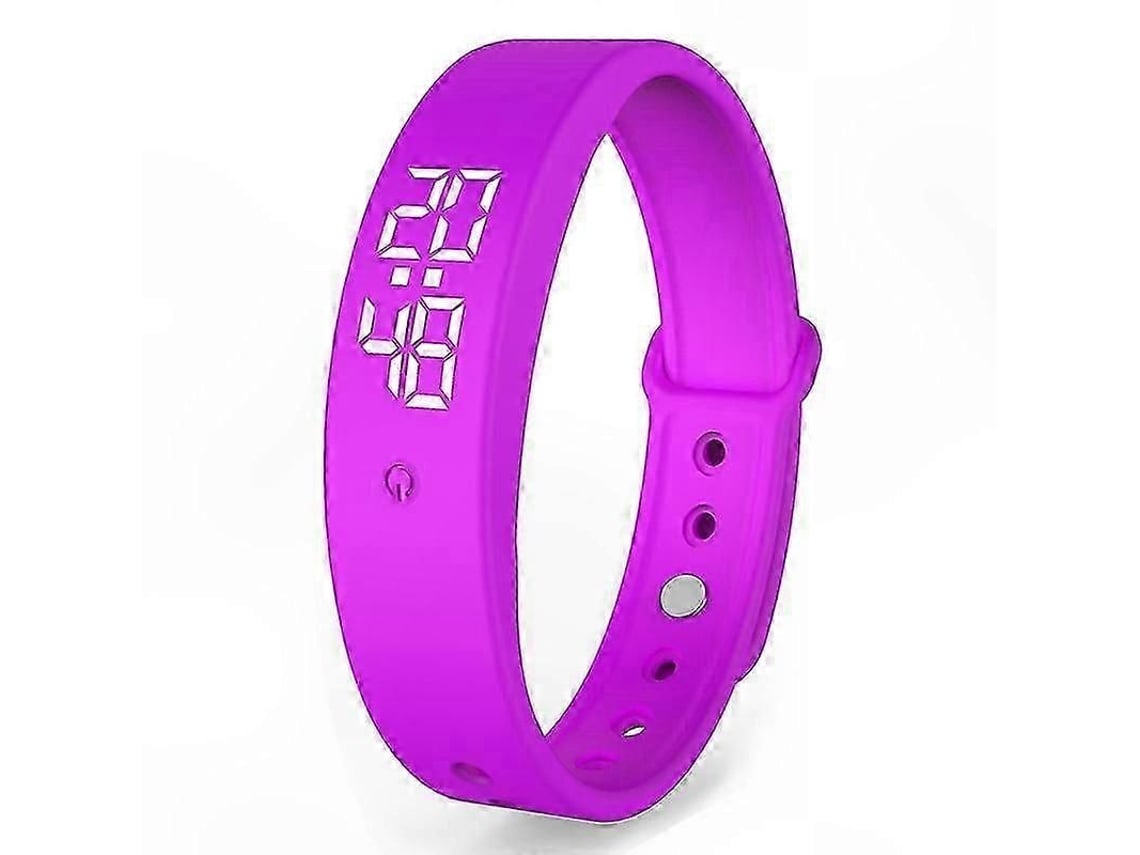 Relógio Com Alerta Vibratório Diário, 6 Alarmes Personalizáveis, Lembretes De Medicação E Função De Monitoramento Da Temperatura Corporal.