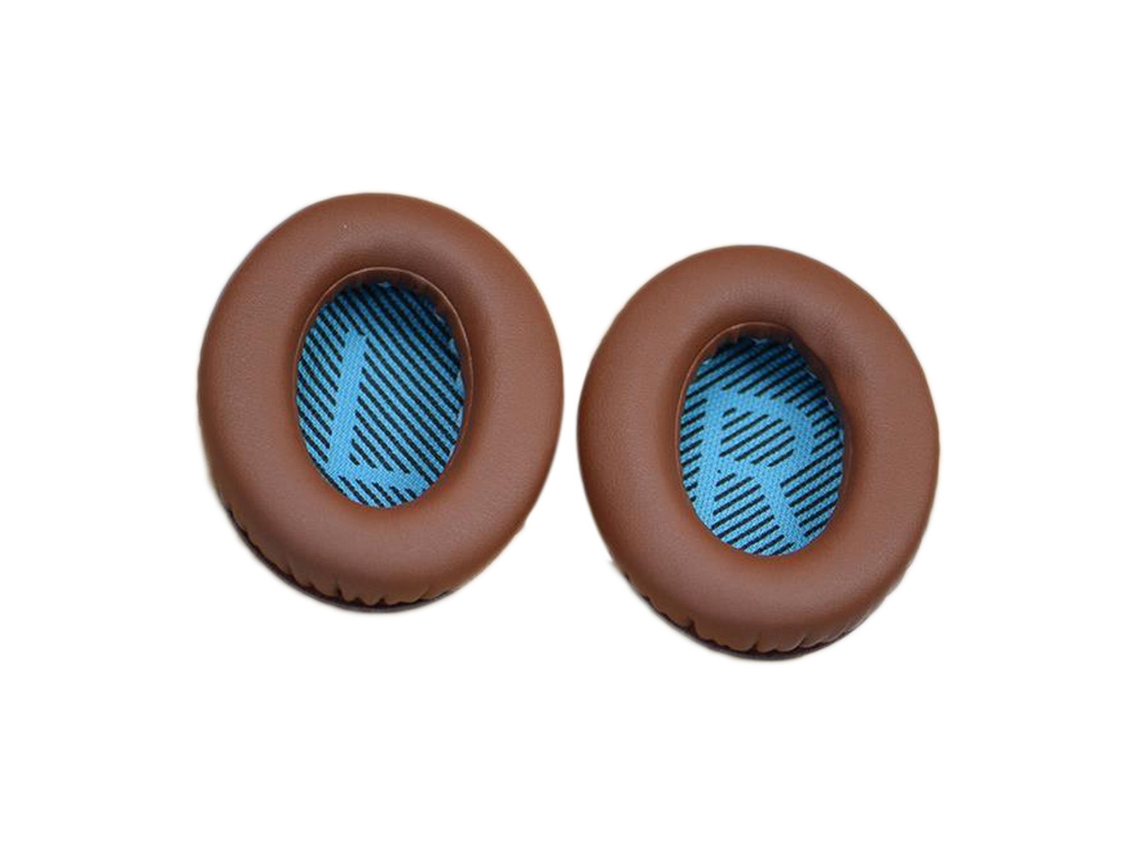 Almofada Para Auscultadores Bose Ae2 De Orelhas De Esponja Macia Marrom Azul