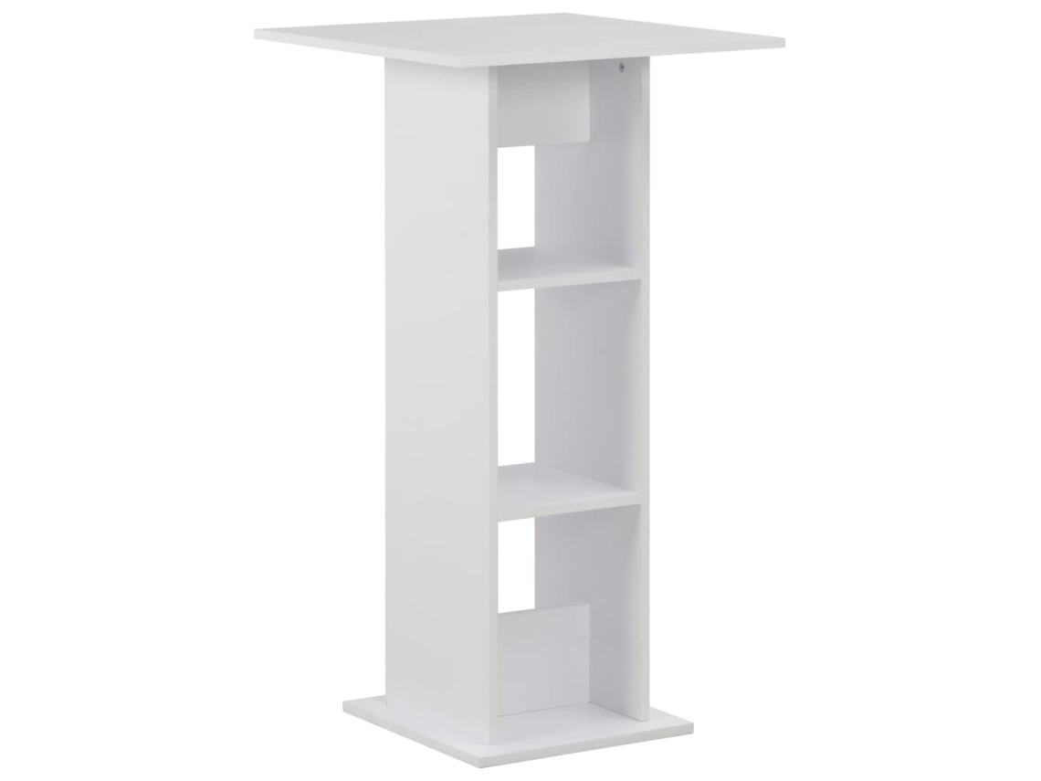 Vidaxl Mesa De Bar 60x60x110 Cm Branco