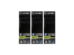 Conjunto de 8 líderes sem barbless MATRIX MXC-2 XS pole Rig