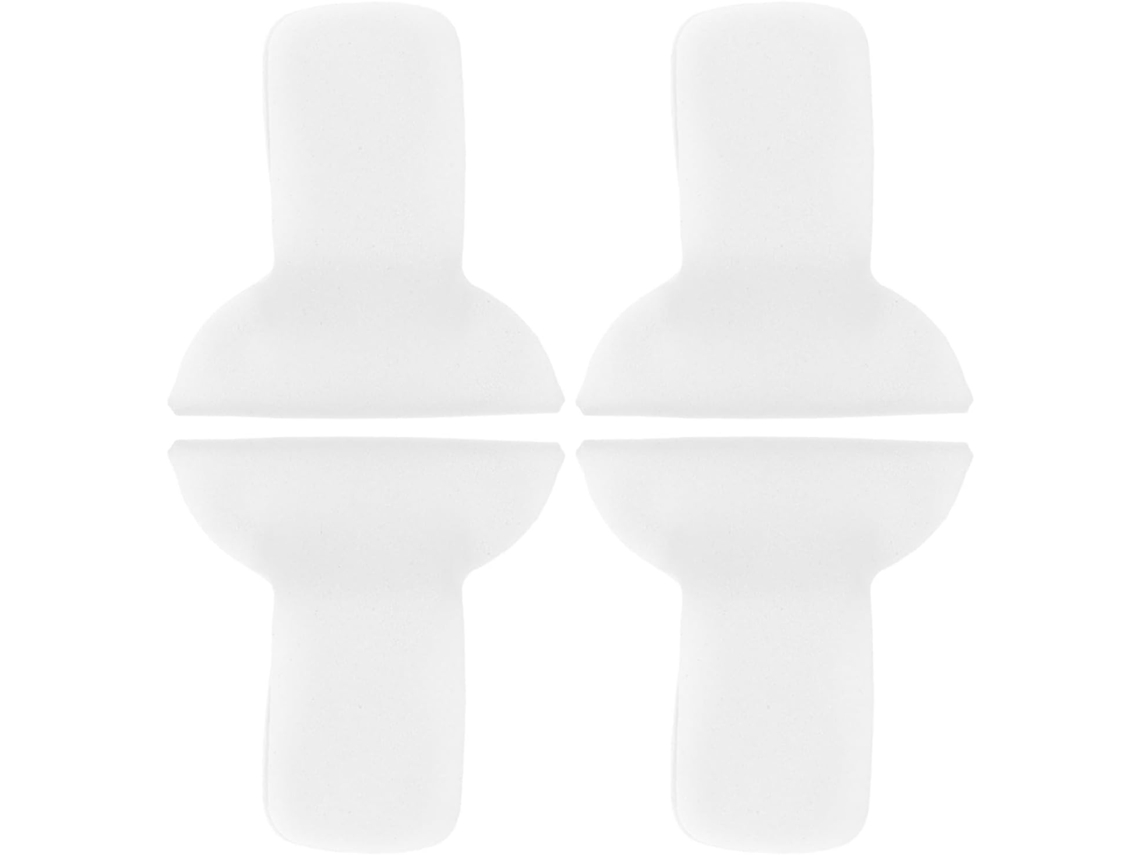 Conjunto de 4 pinos antiderrapantes Healeved para edredons e colchas, em espuma e metal, fixadores para capas.