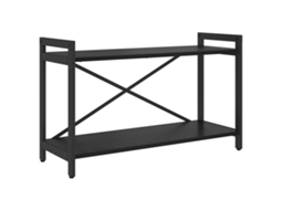 Conjunto 1 Estante Vidaxl Preto Derivados De Madeira (80 X 30 X 50 Cm)