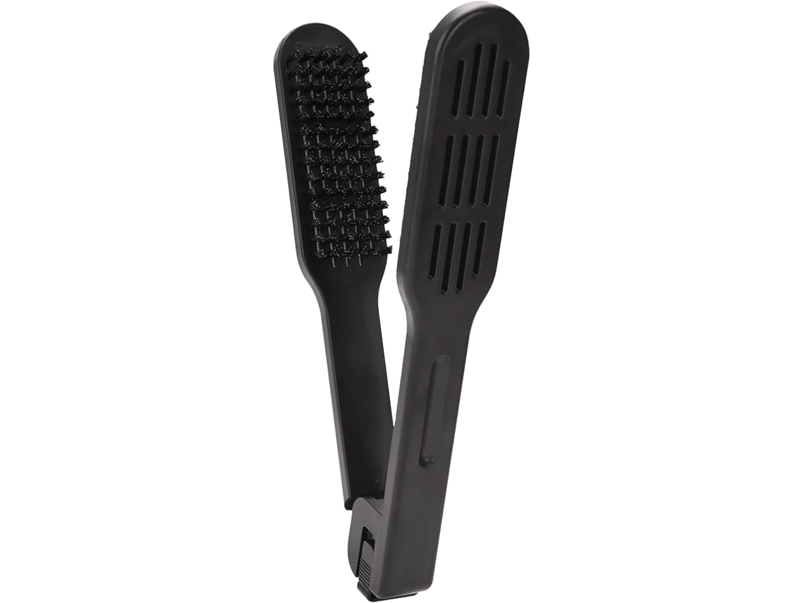 Escova De Cabelo Com Clipe – 22x 4cm, Em Formato De V