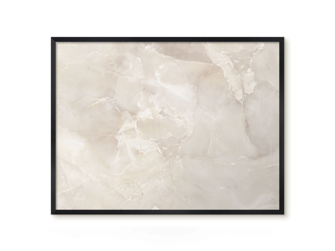 Quadro magnético de parede em mármore cinza para quarto Espelharte (80x60 cm)