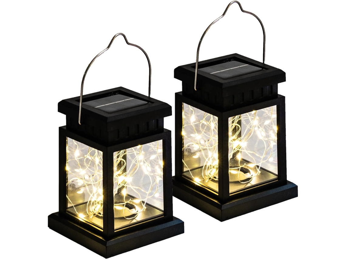 Lanterna Solar AQUAFORGE para exterior, jardim, luzes