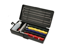 Kit De Afiamento De Facas Profissional Fix Angle Com Pedra De Afiar Sistema De Cozinha