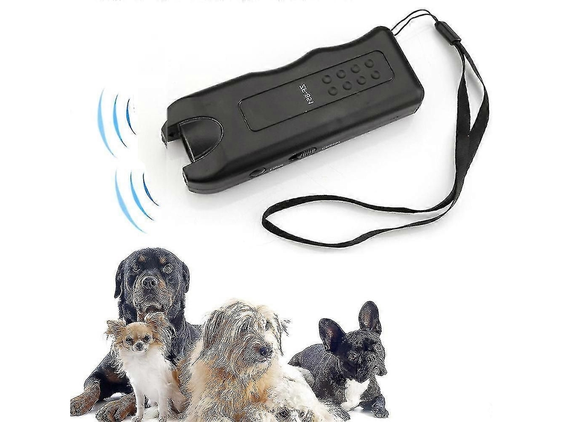 Cão Repelente Ultrassônico Portátil Anti Cão Latindo Dispositivo 3 Em 1 Cão Tr