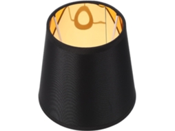 Abajur De Tecido Preto Para Soquete E14, Proteção Para Os Olhos, Feito À Mão, Estilo Simples, Para Decoração.