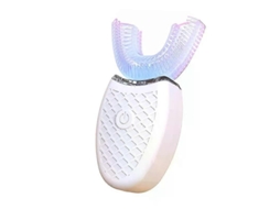 Escova De Dentes Elétrica Sônica Tipo U Com Cabeça De Silicone, Carregamento Automático Inteligente De 360 ​​graus Via Usb, À Prova D'água E Para
