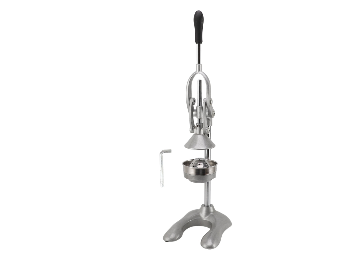 Espremedor de Frutas Citrino em Aço Inoxidável 304 Manual e Portátil para Cozinha, Prata, Tamanho S LAXISCREED