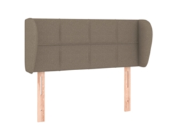 Headboard, Headboards Vidaxl Cinzento-acastanhado Tecido (103 X 23 X 78/88 Cm)