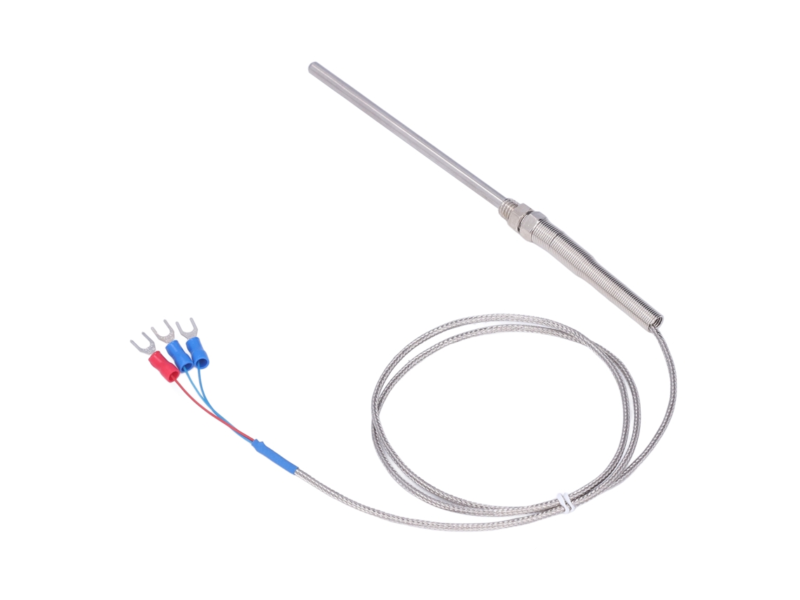 Sonda Termopar Pt100 Sensor Temperatura 0-400℃ 1m