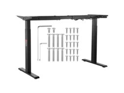 Estrutura de Mesa Elétrica VEVOR ZW-14 Motor Duplo Ajustável (Preto)