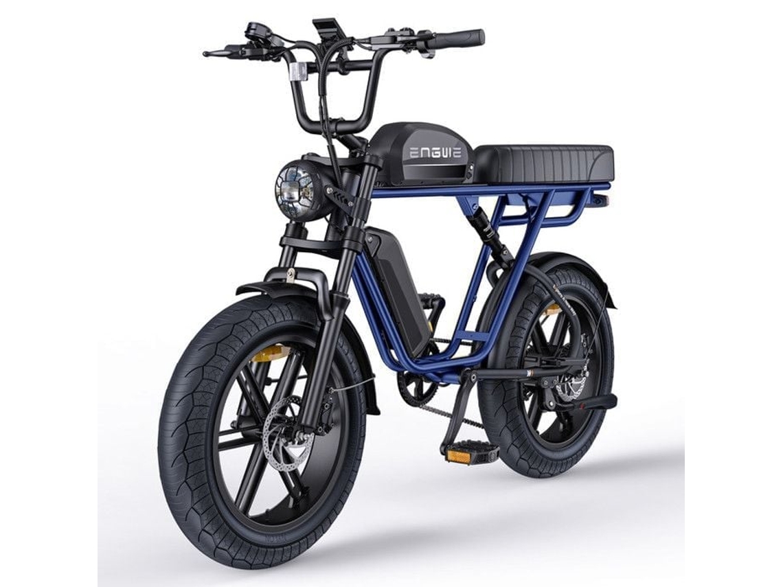 Bicicleta Elétrica ENGWE M1 Autonomia 170km Bateria 48v28.6ah Totalmente Suspensa Amarelo