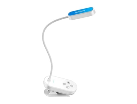 Mini luminária sem fio Glocusent com clipe para leitura e trabalho noturno