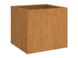 Planter, Planters Vidaxl Marrom Aço (49 X 47 X 46 Cm)