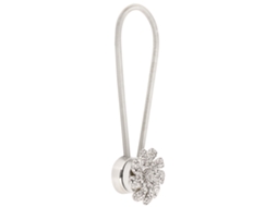 Prendedor de Cortina Magnético Flor Liga Strass LAXISCREED