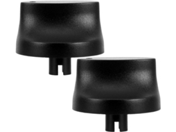 Temporizador De Plástico Design Compacto 2 Botões Preto E Substituível