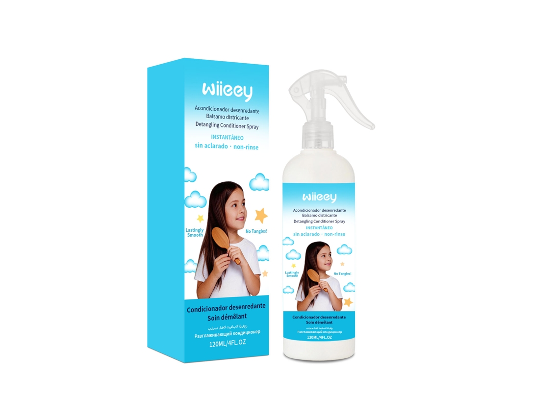 Spray Sem Enxague para Nutrir, Suavizar e Controlar o Frizz com Peso Leve, Conveniente LAXISCREED