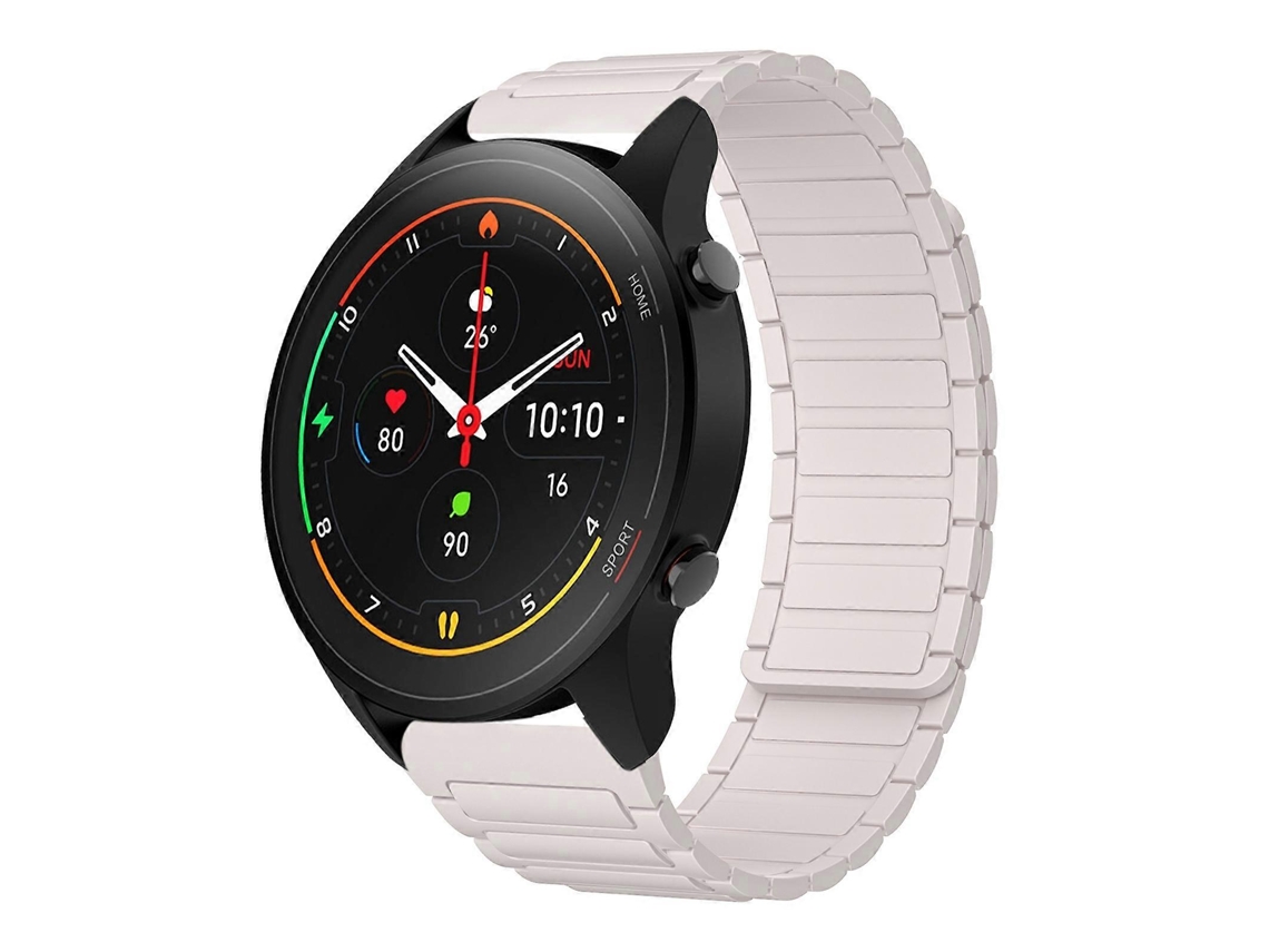 Pulseira De Silicone Magnética Em Formato De I De 22 Mm