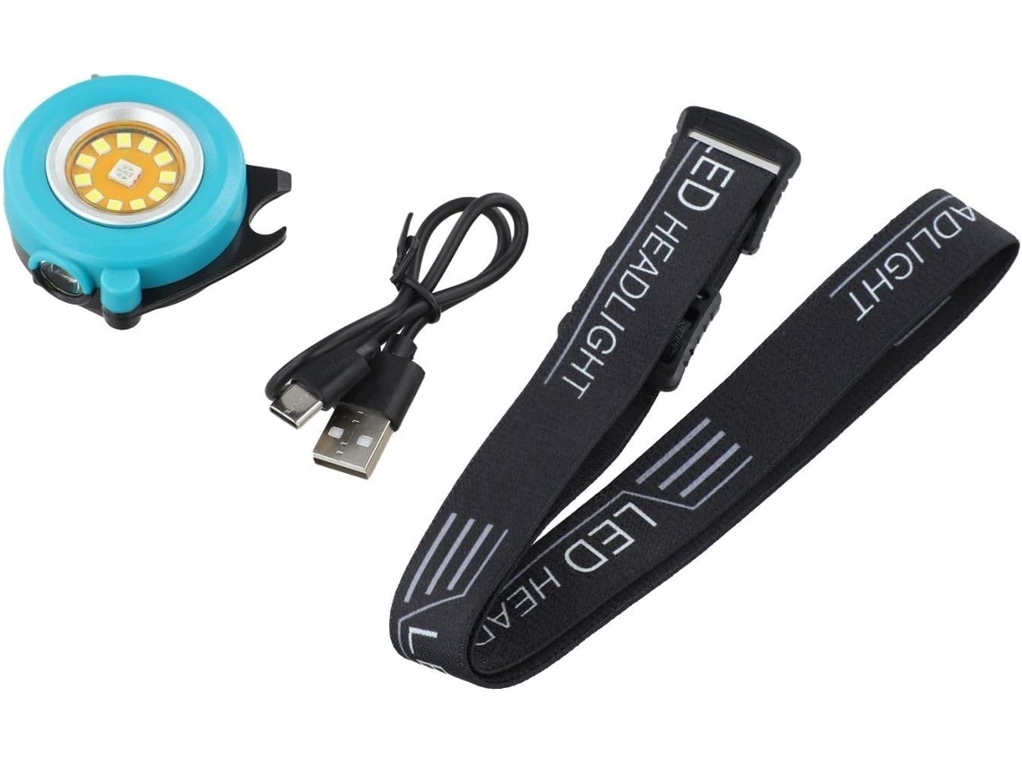 Lanterna De Trabalho Led Recarregável Com Chaveiro, Base Magnética E