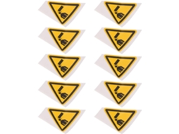 Adesivos Triangulares De Pvc Para Mostrador De Relógio, Pacote Com 10 Unidades.
