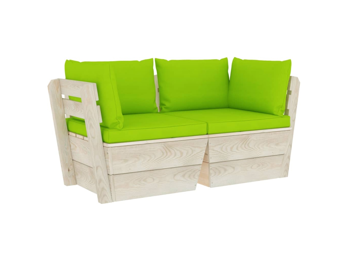 Pallet Sofa, Pallet Sofas Vidaxl Verde Madeira (n/a)