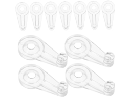 Clips De Fixação Para Vidro Acrílico Kisangel, Vidros 4 A 5 Mm, 50 Cli