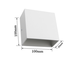 Lâmpada de Parede Led Cob Cube 6w Ac 85 265v S/MARCA