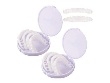 Próteses dentárias provisórias - Facetas dentárias - Conjunto de 2 pares S/MARCA