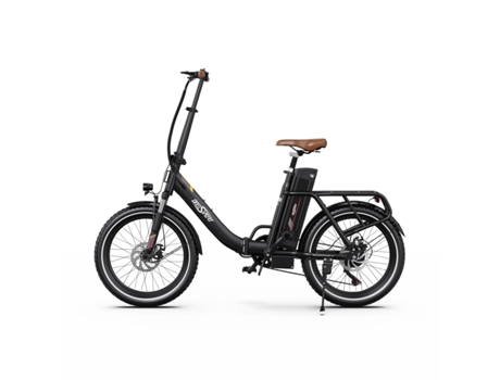 Ot16 2 E Bike Motor 250w Bateria 48v17ah Pneus De 20 Bicicleta Elétrica Travão De Disco Mecânico Preto Castanho Onesport