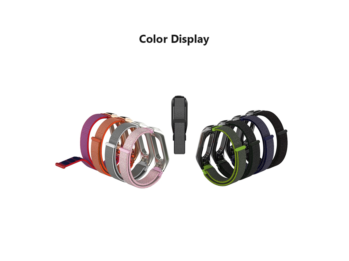 Aetheria pulseira de Substituição de Nylon para Xiaomi Mi Band 3 com Fivela de Liberação