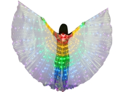 Asas De Led Iluminadas Para Dança Do Ventre, Figurino De Palco, Acessórios De Dança, Carnaval E Festas.
