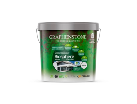Tinta Exterior À Base De Cal Mineral Biosphere Branco 4 Lt