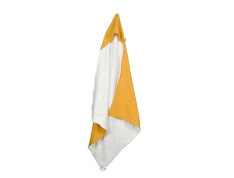 Capa de banho absorvente para bebê 75x75cm Mostarda Homea