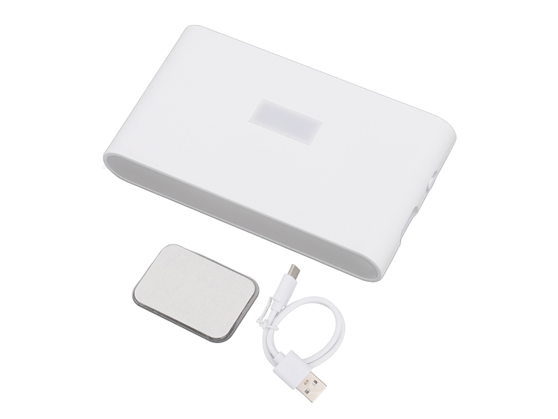 Lurelia Luminária De Parede Led Com Sensor De Movimento, Usb-c Recarregável, Magnética, Branco Quente