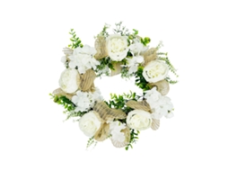Laxiscreed Arranjo Floral De Margaridas E Peônias Para Porta, Decoração Artificial Elegante