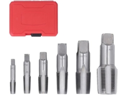 Aanbevolen Keuze - Pijptap Npt-draadtapset - Koolstofstaal - 6 Buismaten 1 Inch Tot 1/8 Inch - Handige Opslag - Roestbestendig - Lekvrije Verbindingen