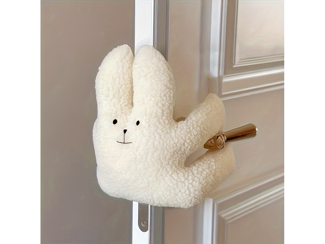 Batente De Porta Retrátil Para Evitar Que A Porta Bata Com Força. Branco