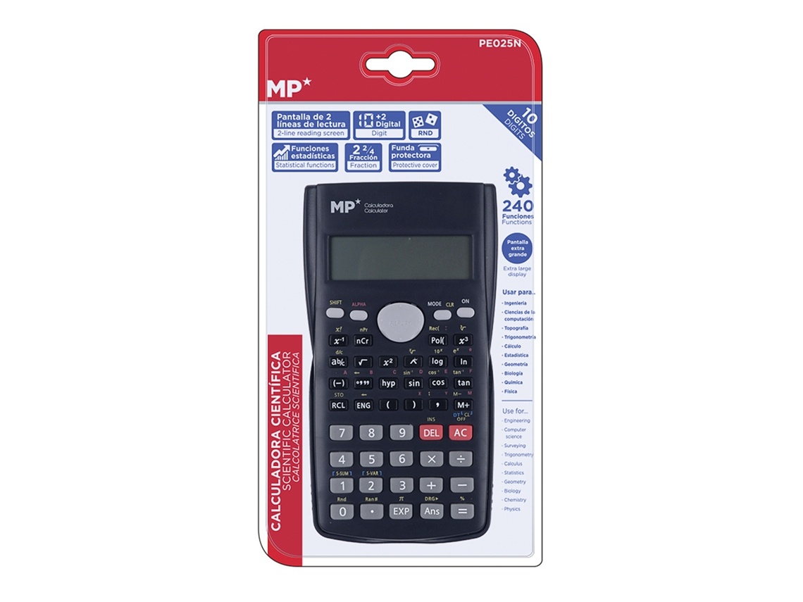 Calculadora Científica Preta Dam
